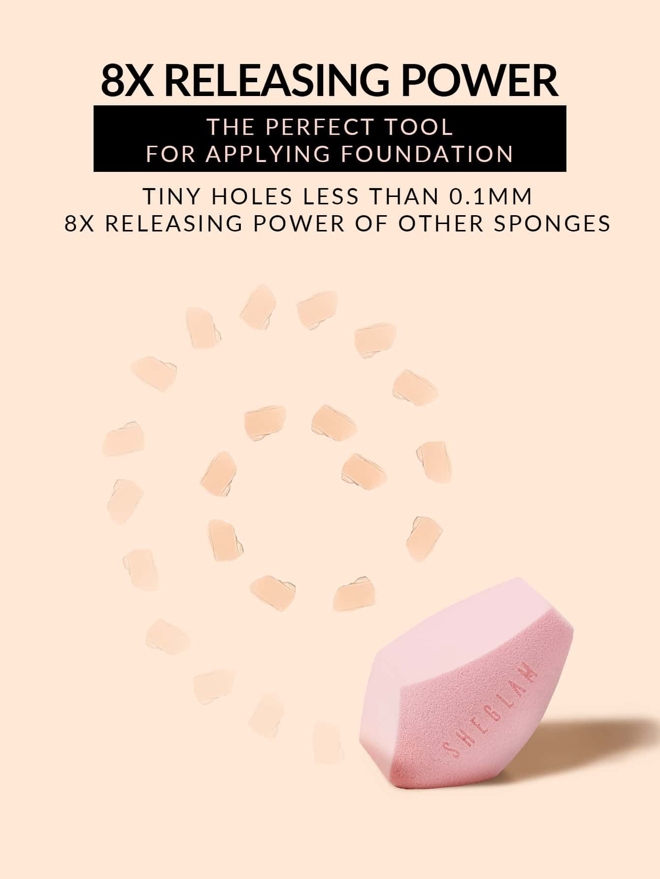 SHEGLAM Multi-Faceted Makeup Sponge Set - Pink_5