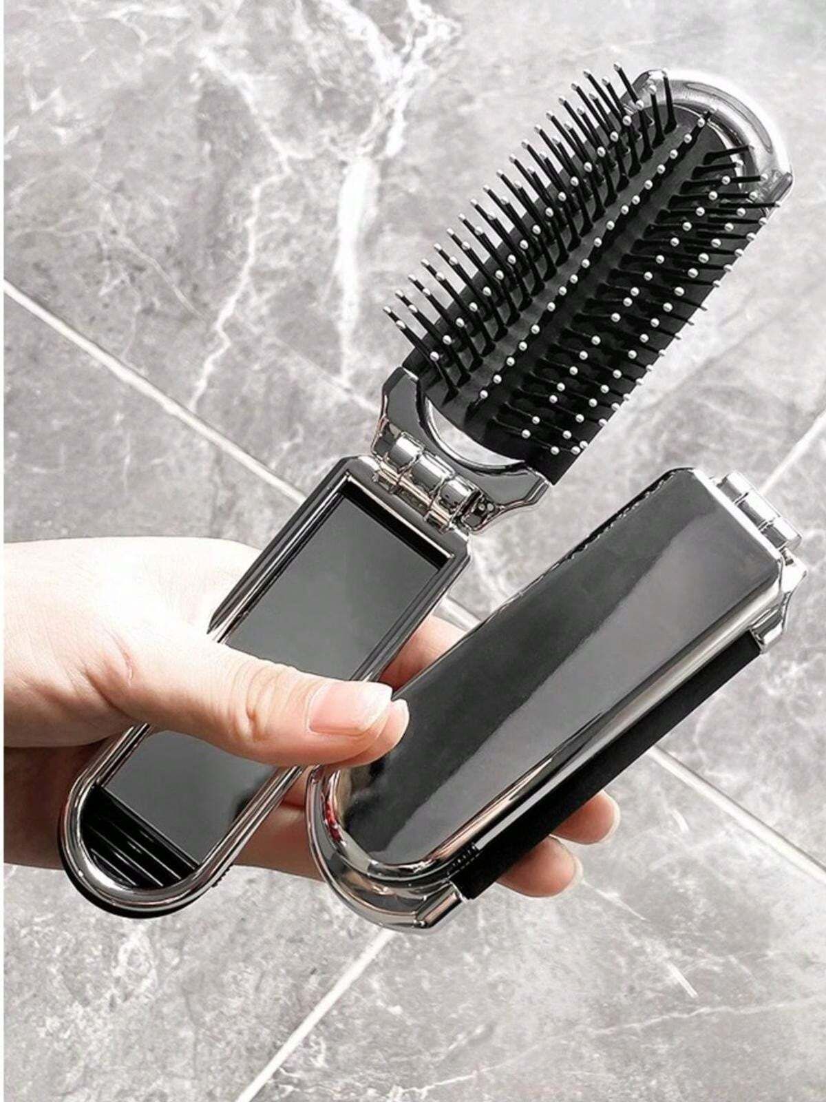 Portable Folding Mini Comb with Mirror_7