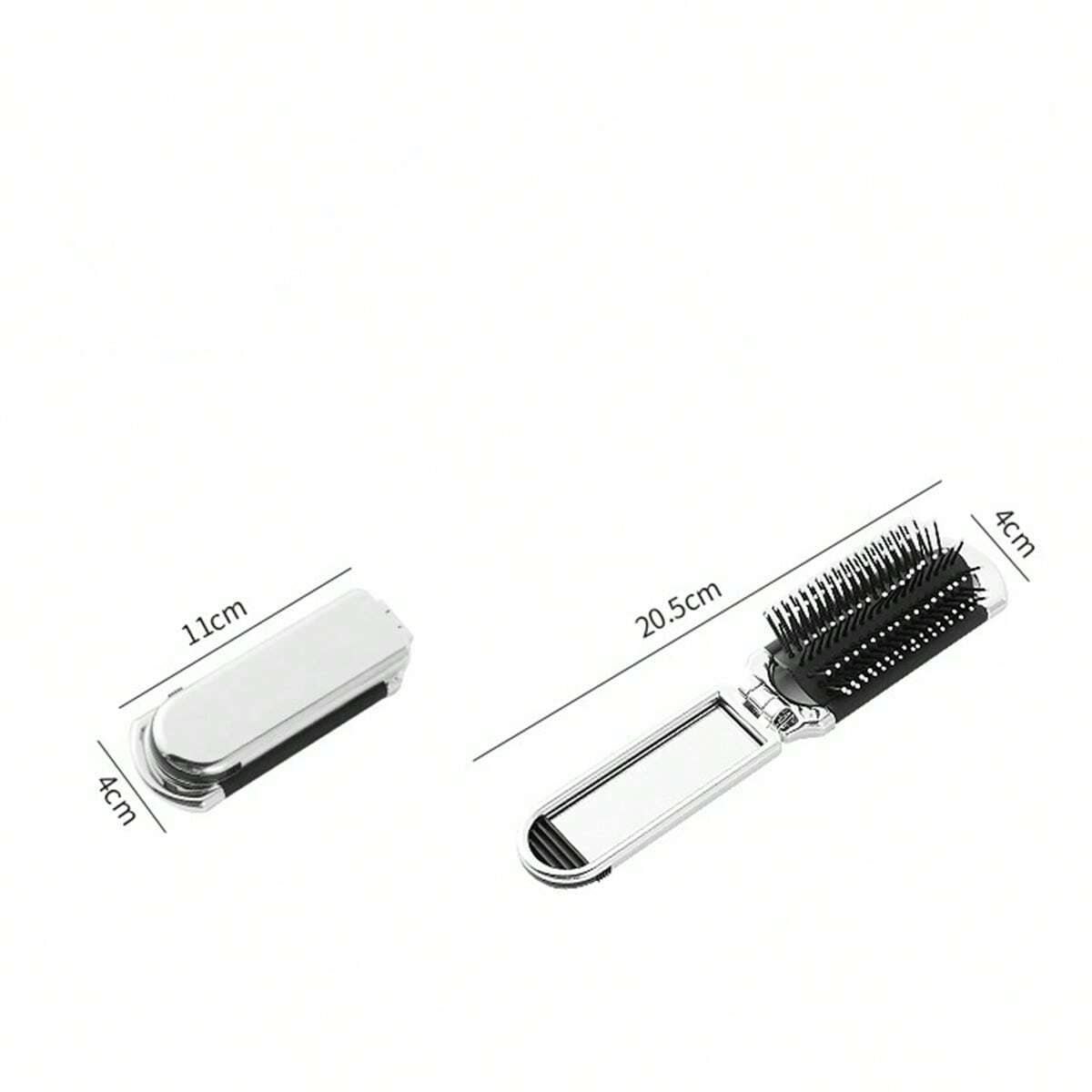 Portable Folding Mini Comb with Mirror_4