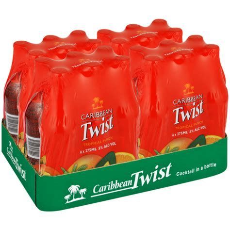 CARIBBEAN TWIST TROPICAL PUNCH 275ML CASE_0