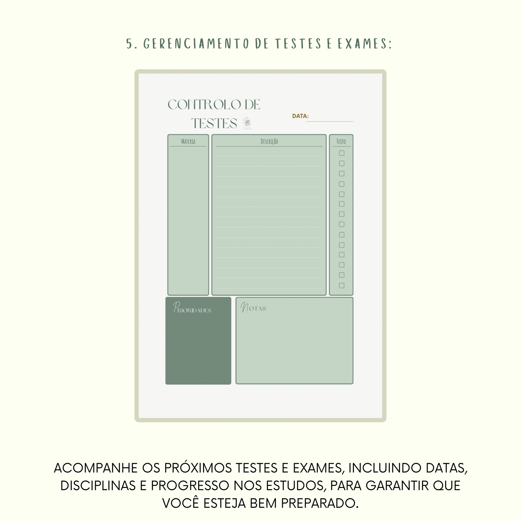 Pacote Controlo Académico (ver.PT- PORTUGUÊS) digital + printable_7