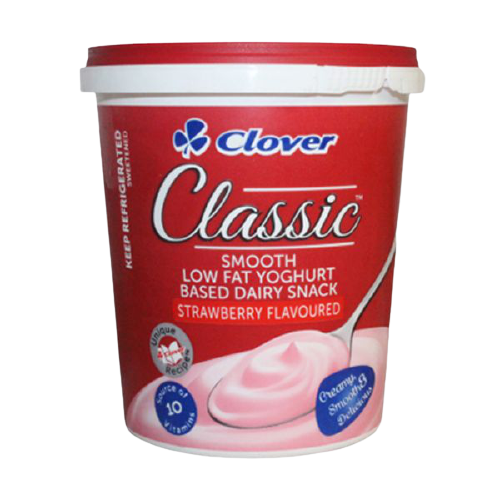 CLOVER CLASSIC YOGHURT 1KG STRAWBERRY_0