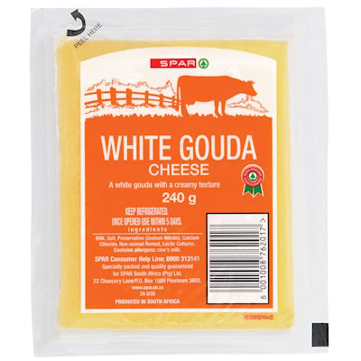 SPAR WHITE GOUDA 240G VAC PK_0