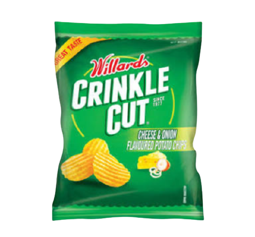 WILLARDS CRINKLE CUT 125G CHEESE & ONION_0