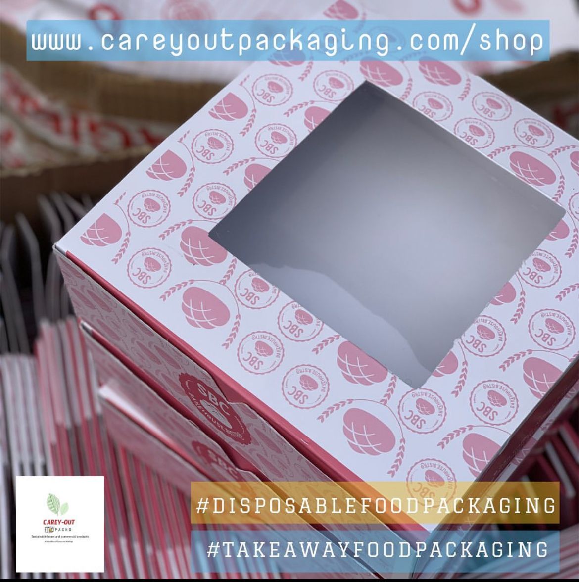 BRANDED “ER” WINDOWED TAKEOUT BOXES - 8” x 8” x 3” / MINIMUM ORDER QUANTITY OF 500 PIECES _2