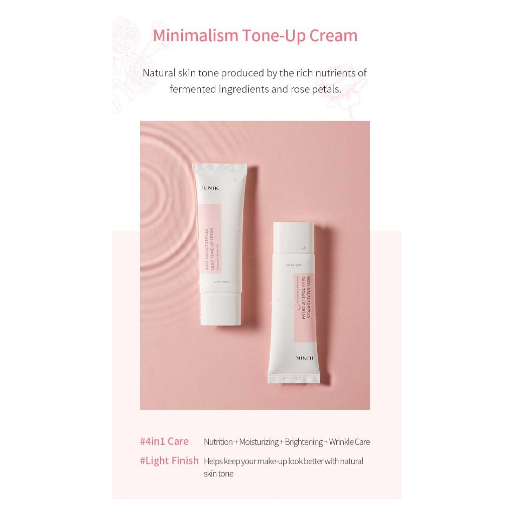 iUNIK Rose Galactomyces Silky Tone Up Cream 40ml_1