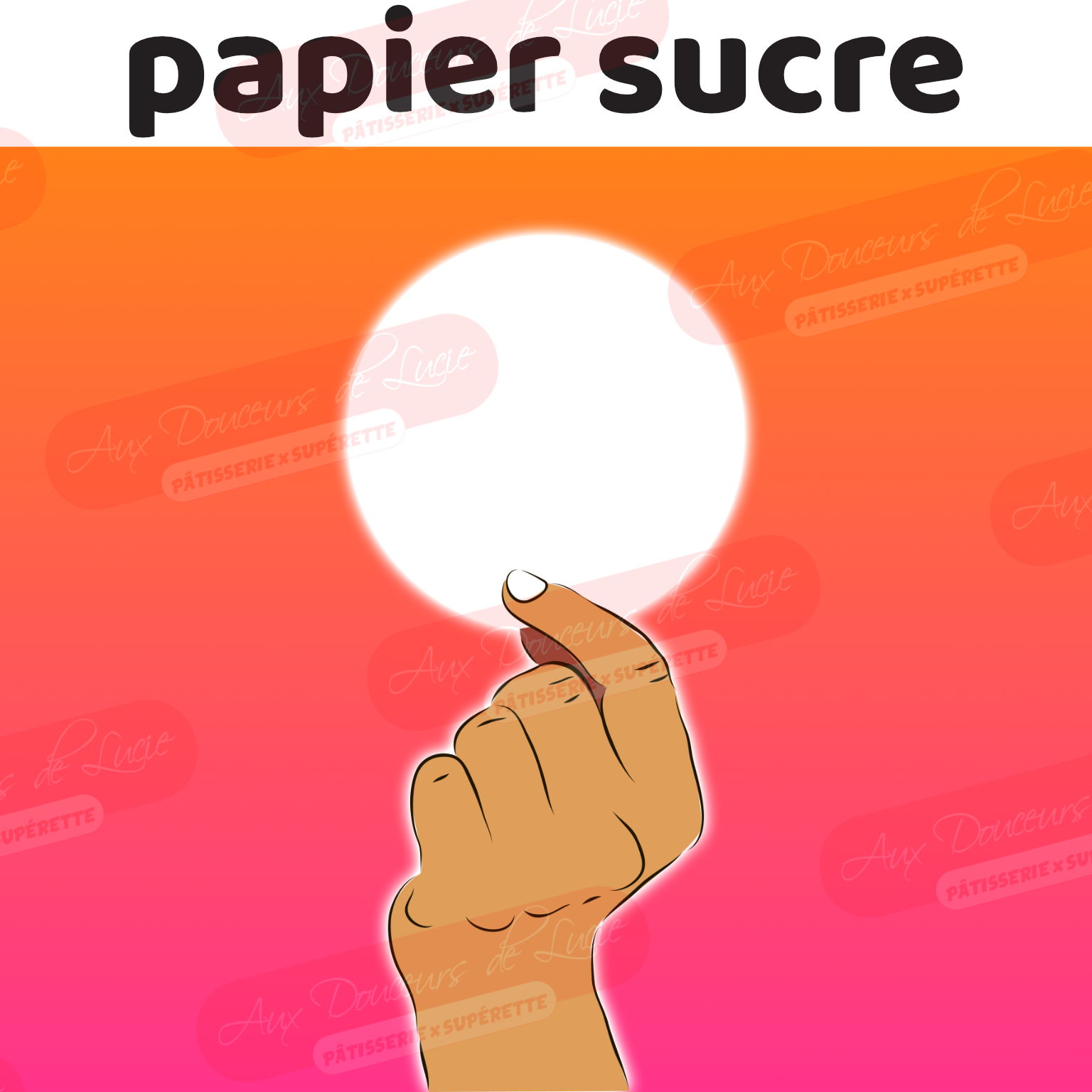 Impression Papier Sucre Rond_0