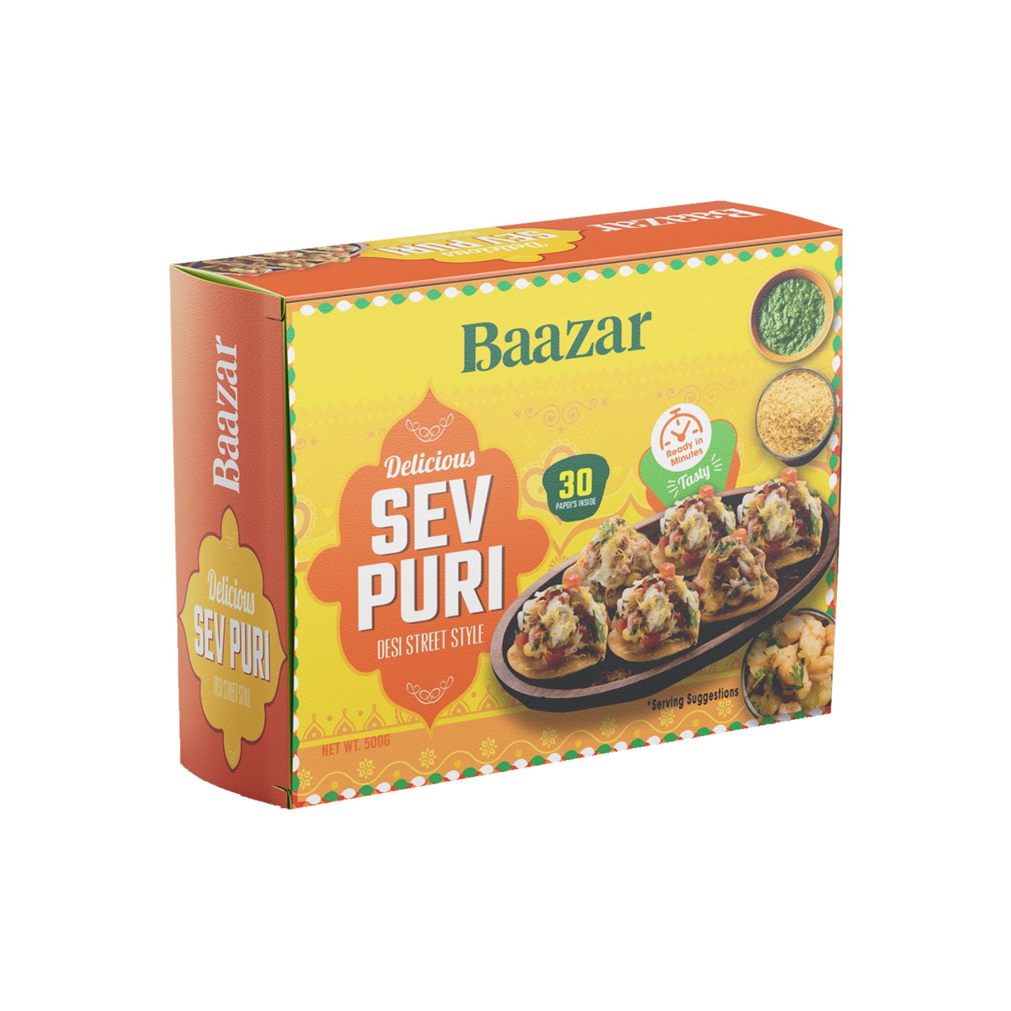 BAAZAR Sev Puri Box 500g_0