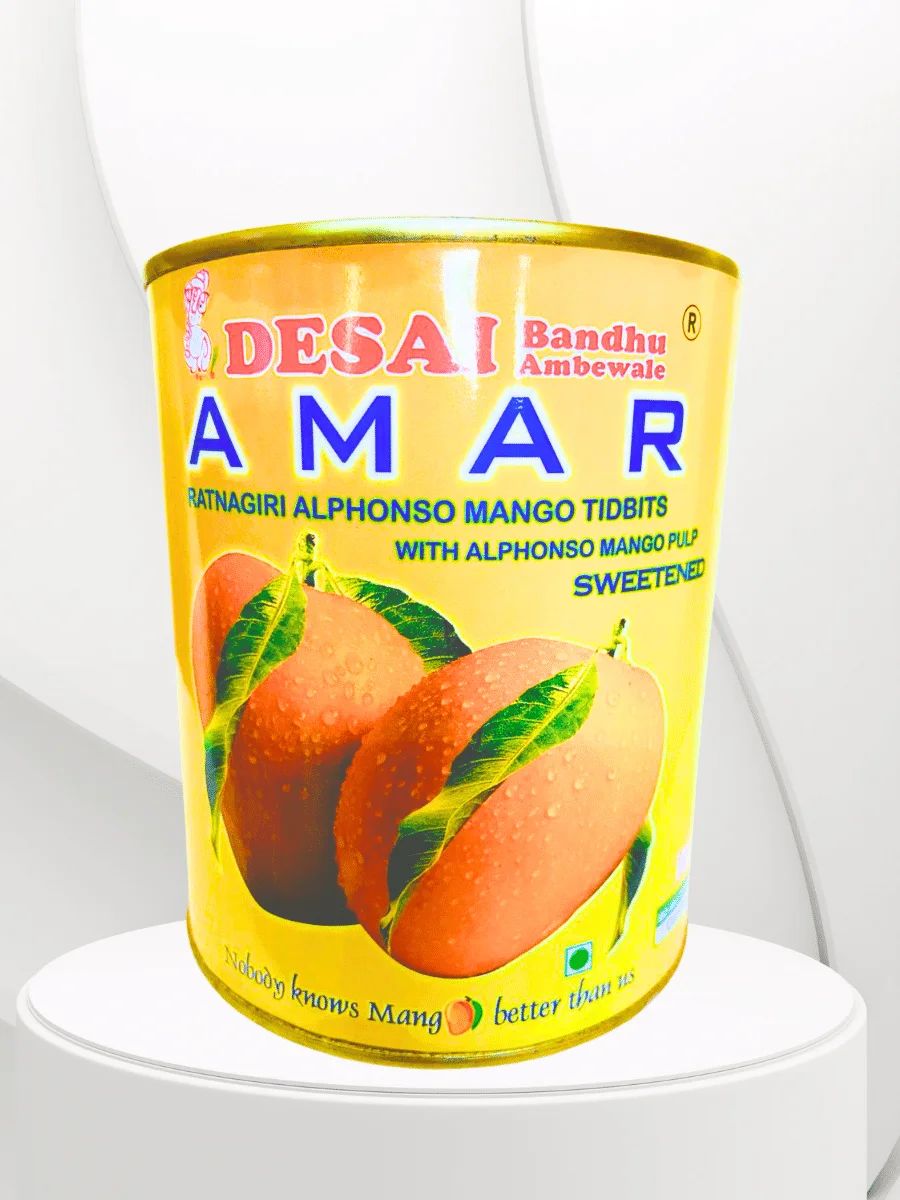 Alphonso Mango Pulp Titbits (Sweetened) - 850 gms_0