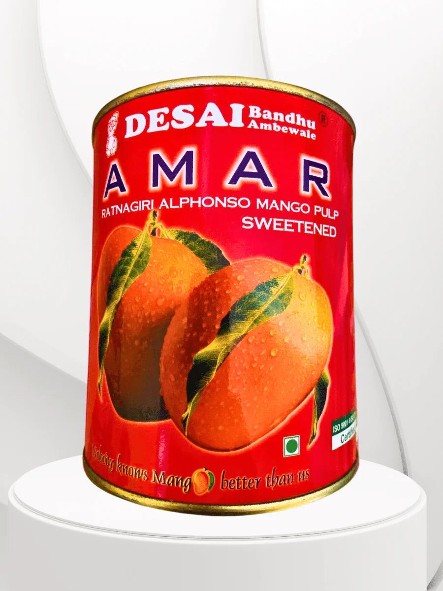 Alphonso Mango Pulp (Sweetened) - 850 gms_0