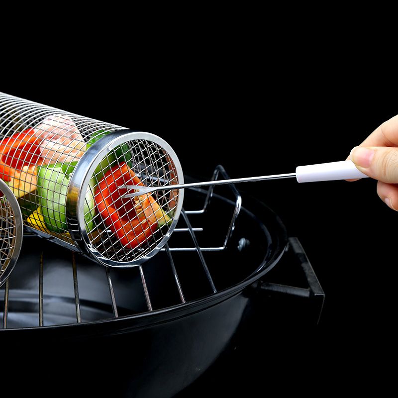 BBQ Rolling Grilling Basket_5