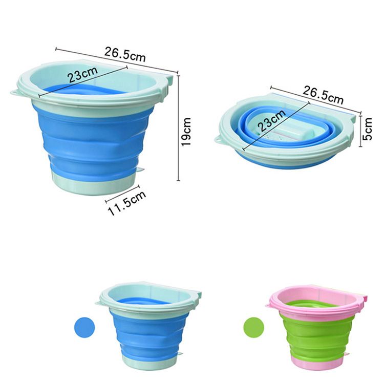 Hanging Foldable Trash Can 4L Silicone_1