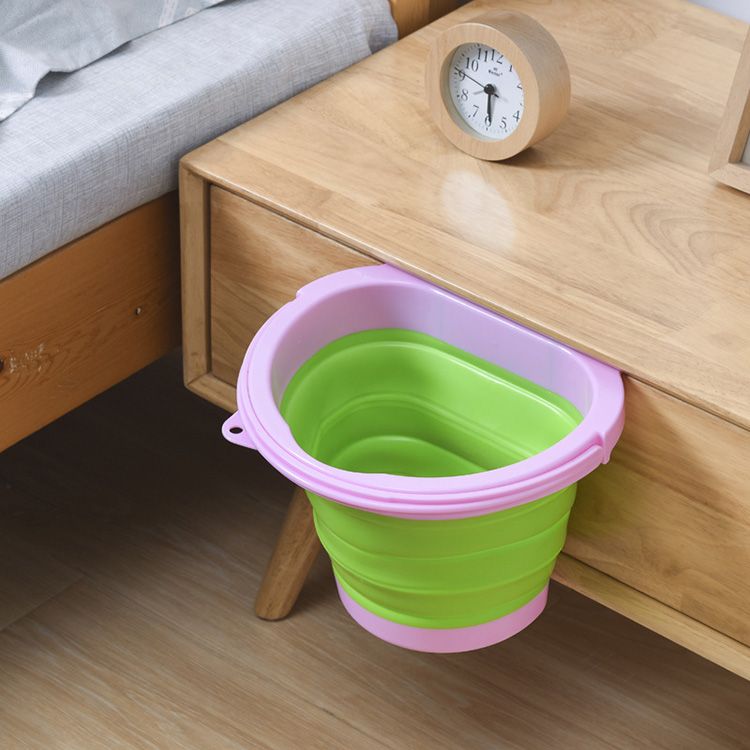 Hanging Foldable Trash Can 4L Silicone_5