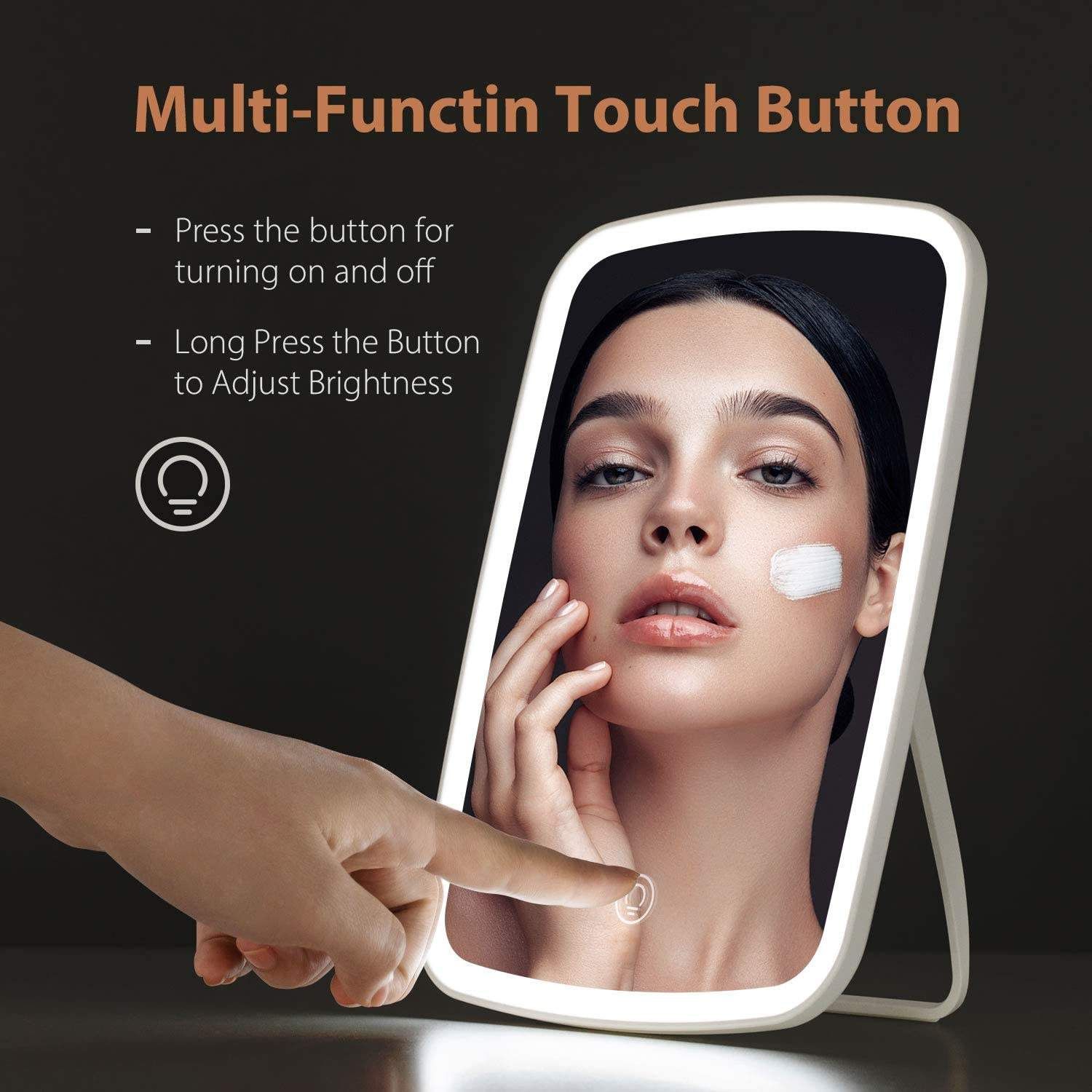 Touch Screen LED Makeup Mirror_0