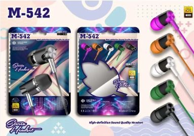M-542 Wired Earphone (Assorted Color)_0