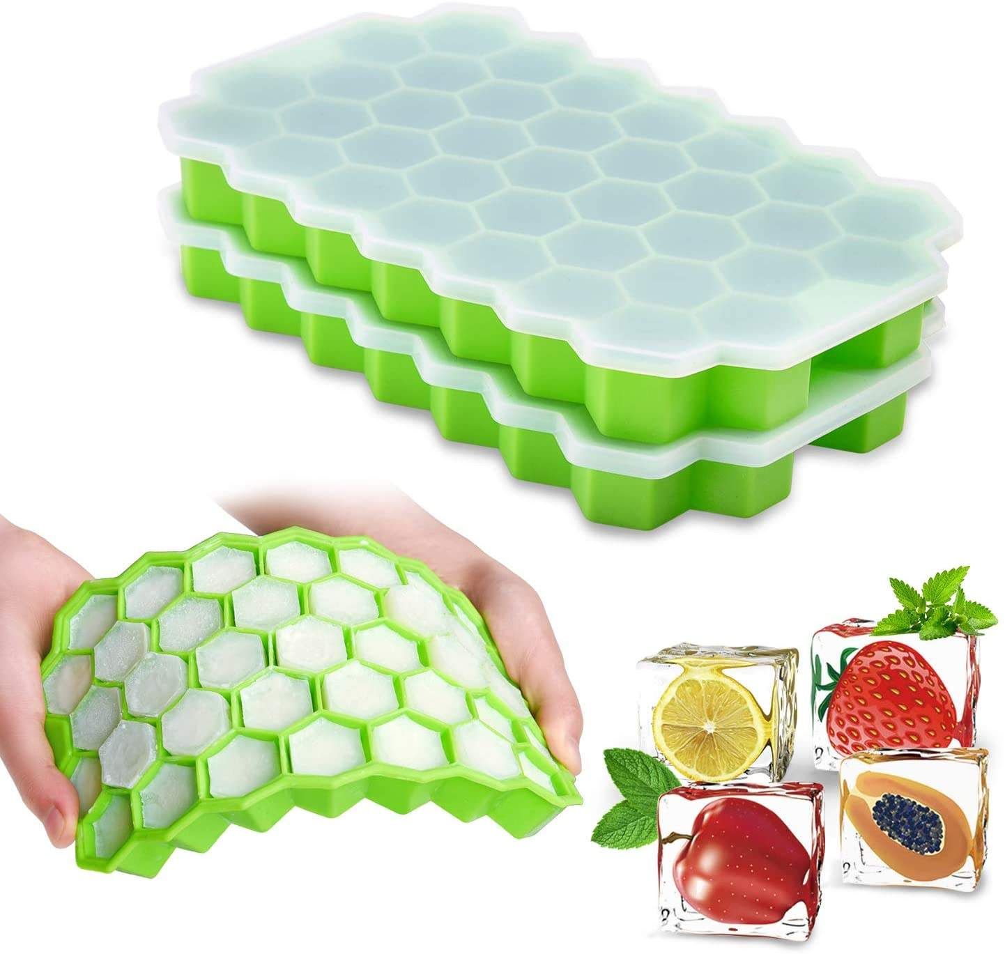 Silicone Ice Cube Tray 2pcs_4