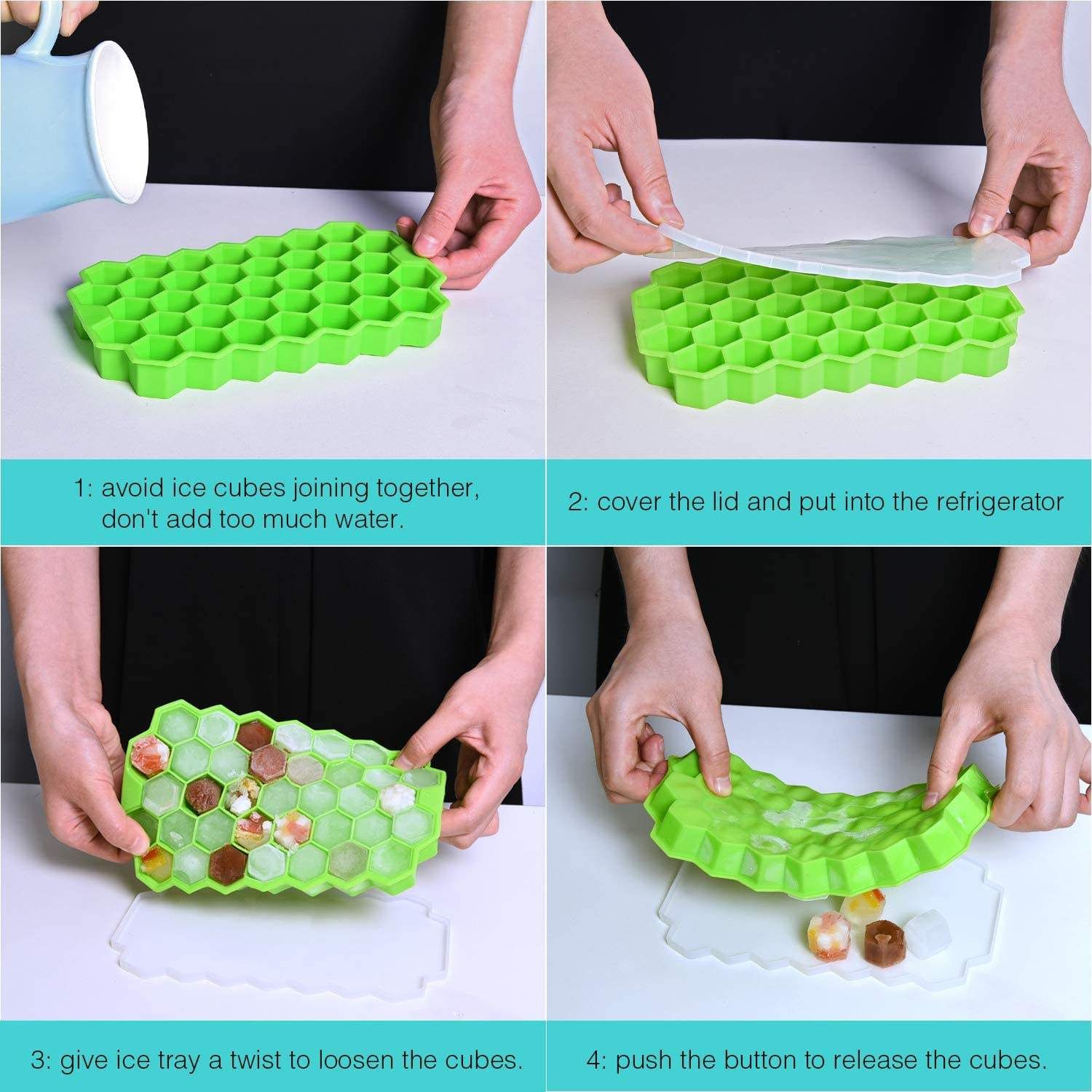 Silicone Ice Cube Tray 2pcs_0