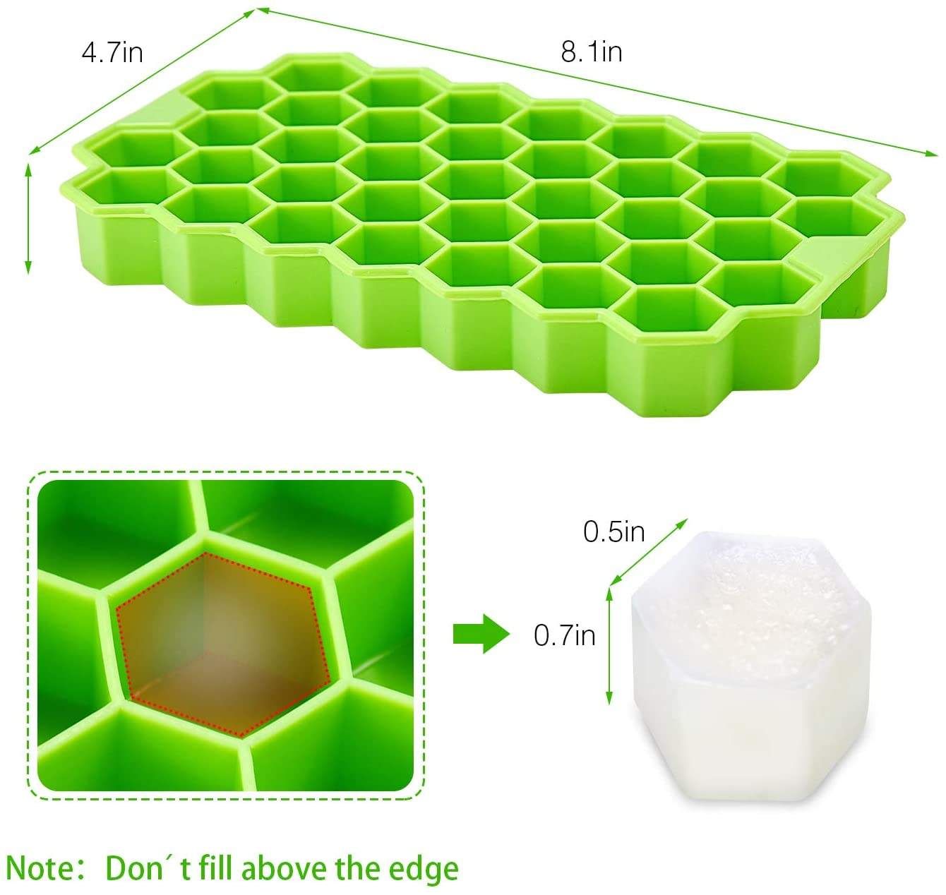 Silicone Ice Cube Tray 2pcs_3