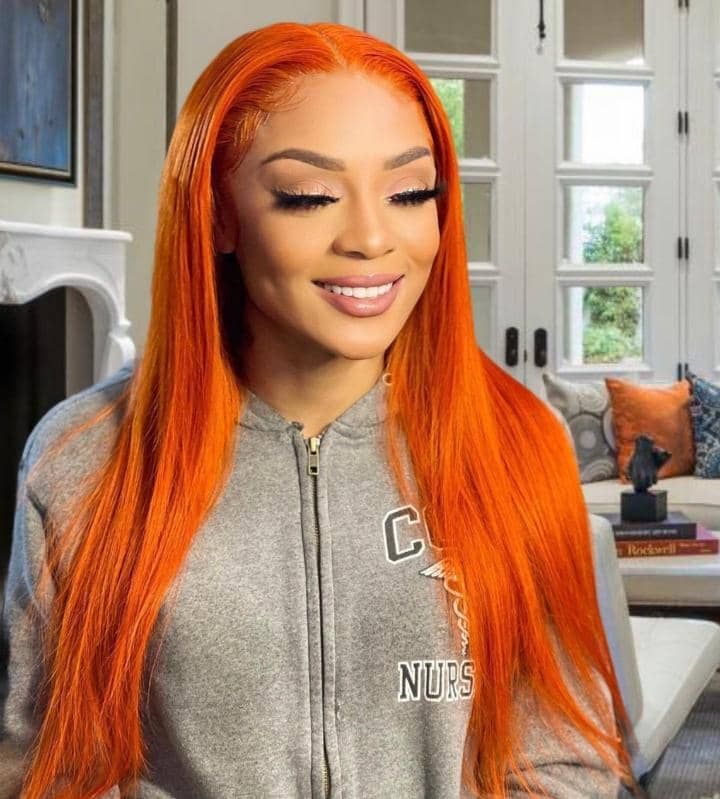 22" orange wig_0