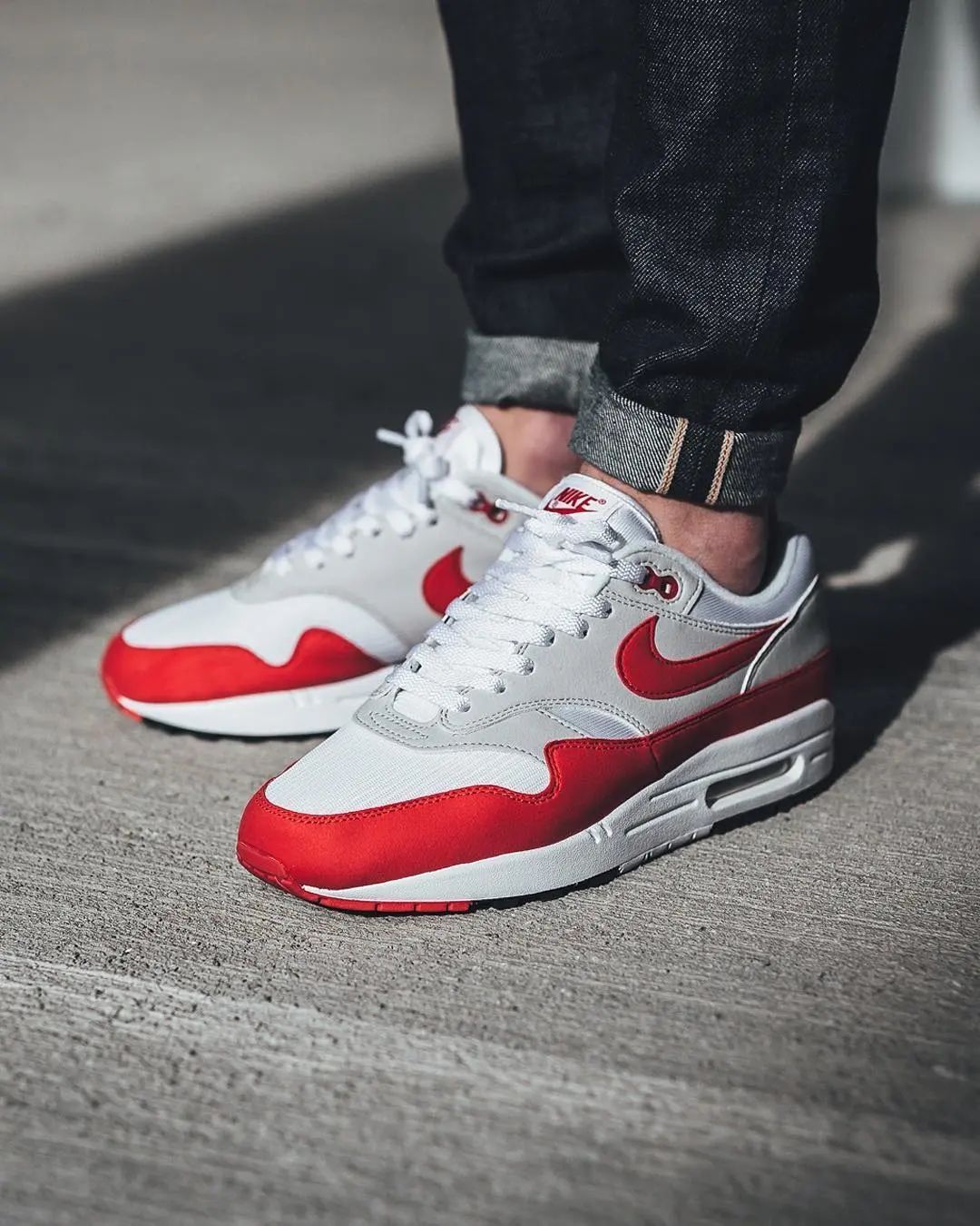 Nike Air Max 1 "White/University Red"_0