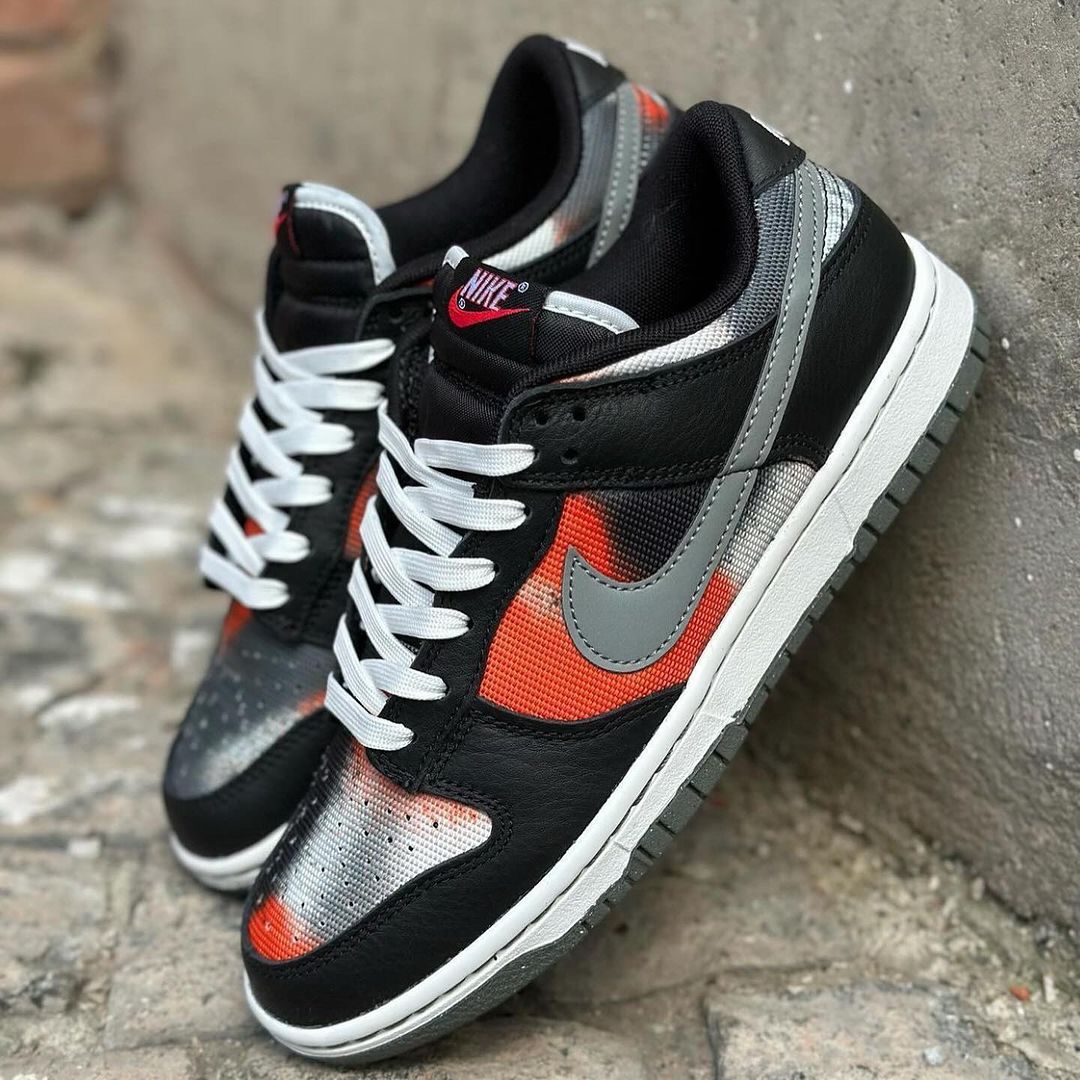 Nike Dunk Low "Graffiti Black Red"_0