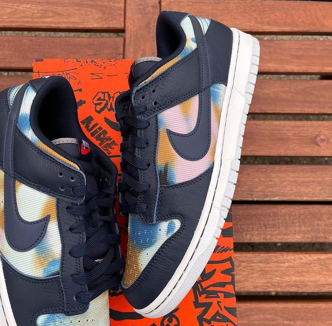 Nike Dunk Low "Graffiti Navy"_1