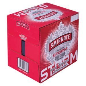 SMIRNOFF STORM QUART CASE 66OML_0