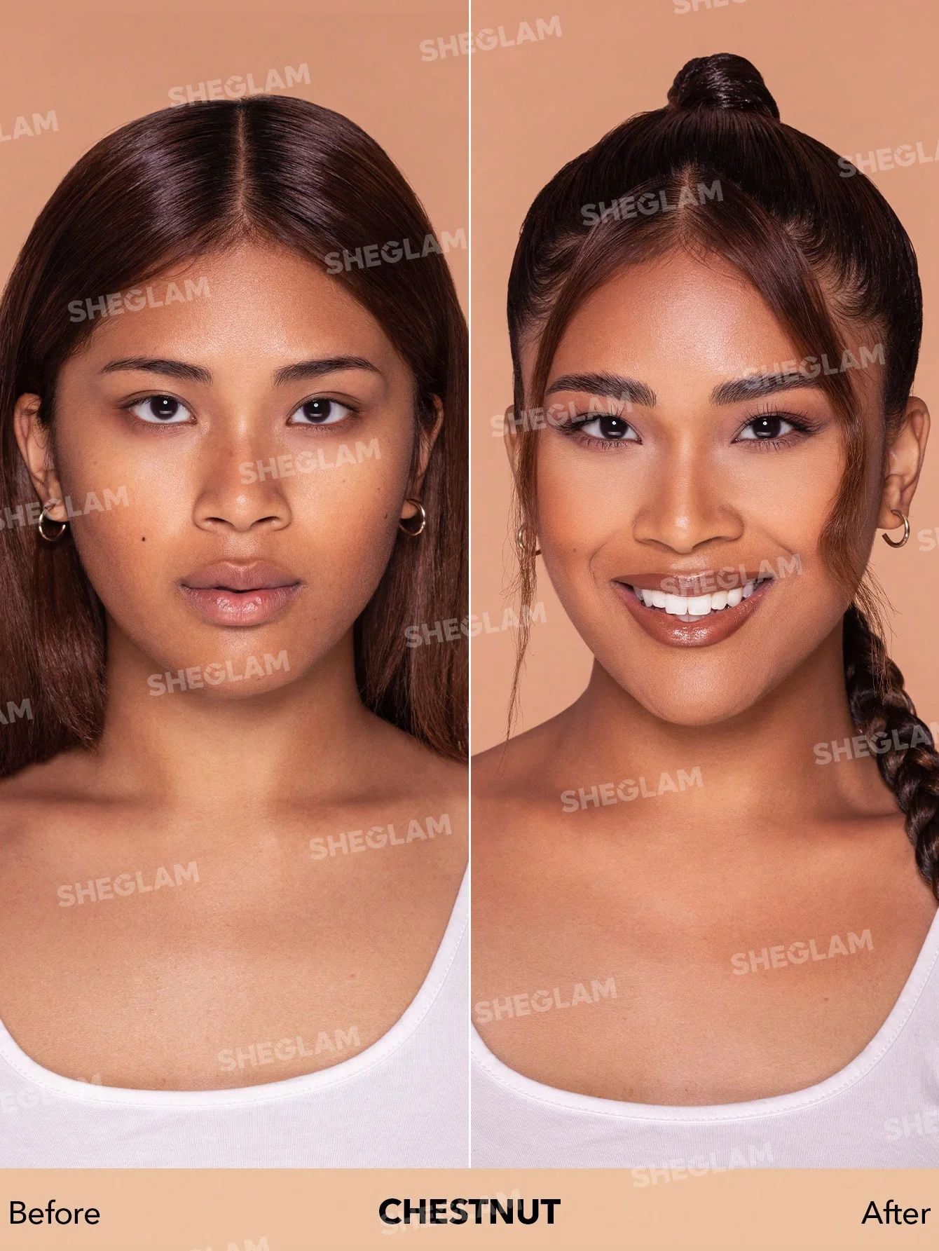 SHEGLAM Complexion Pro Long Lasting Breathable Matte Foundation Sample - Chestnut_1