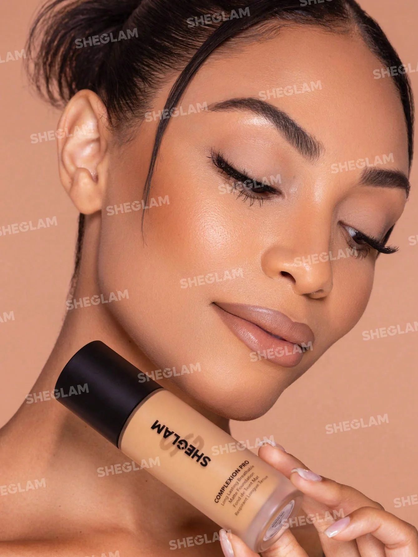 SHEGLAM Complexion Pro Long Lasting Breathable Matte Foundation Sample - Golden_8