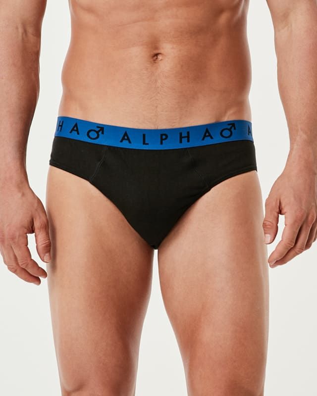 Anko | 5 Pack Attached Elastic Hipster Briefs | Blkbright_3