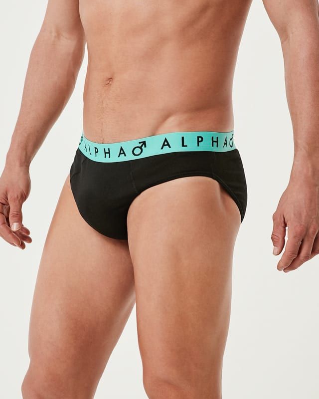 Anko | 5 Pack Attached Elastic Hipster Briefs | Blkbright_8