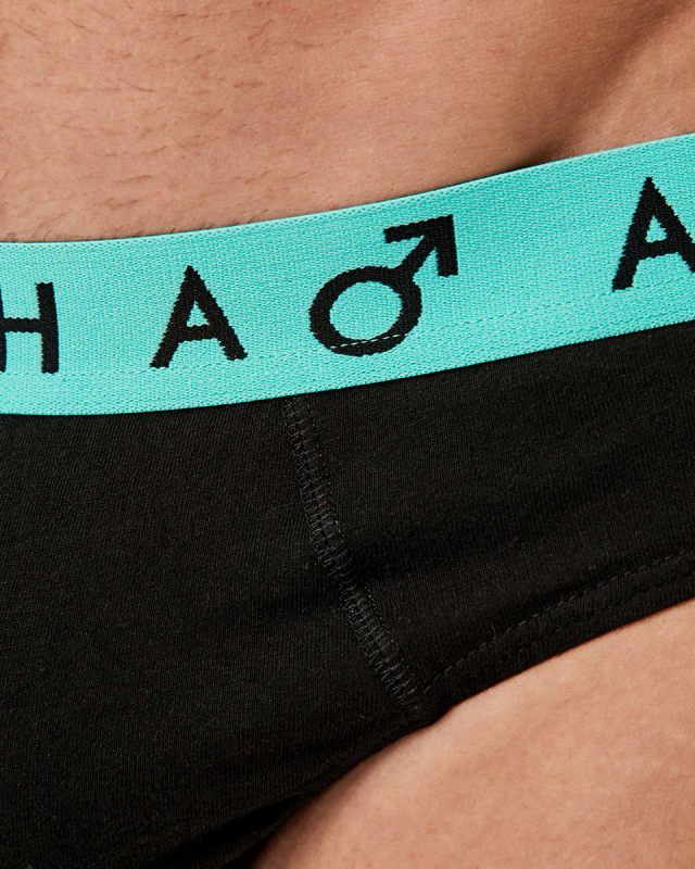 Anko | 5 Pack Attached Elastic Hipster Briefs | Blkbright_10