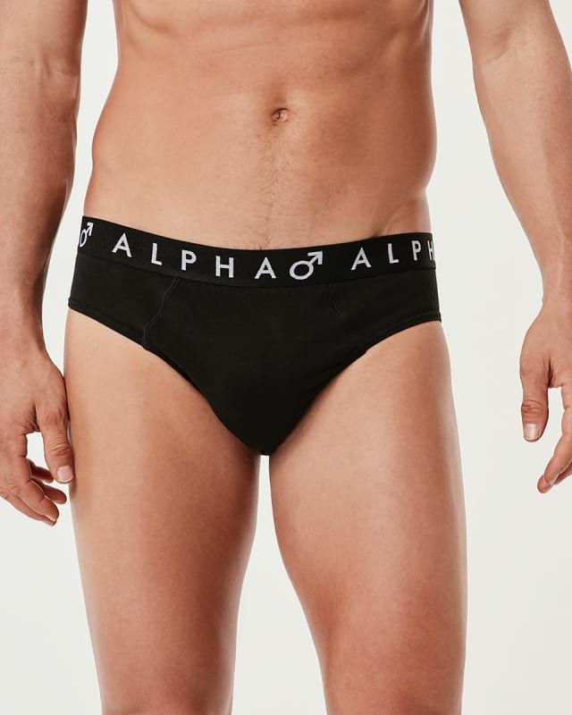 Anko | 5 Pack Attached Elastic Hipster Briefs | Black_3