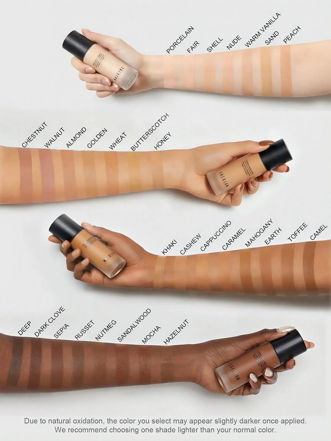 SHEGLAM Complexion Pro Long Lasting Breathable Matte Foundation Sample - Chantilly_2