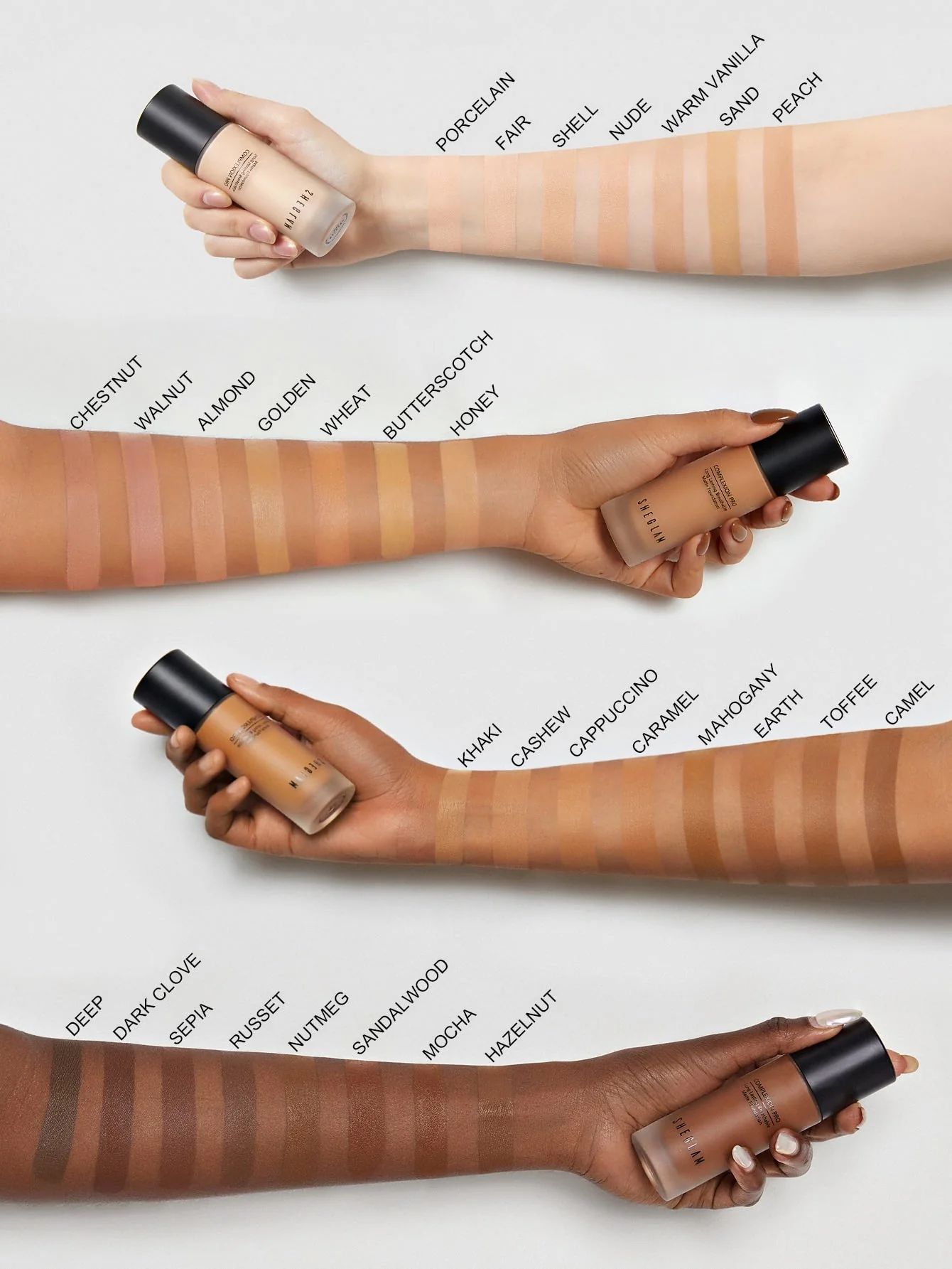 SHEGLAM Complexion Pro Long Lasting Breathable Matte Foundation Sample - Peach_2