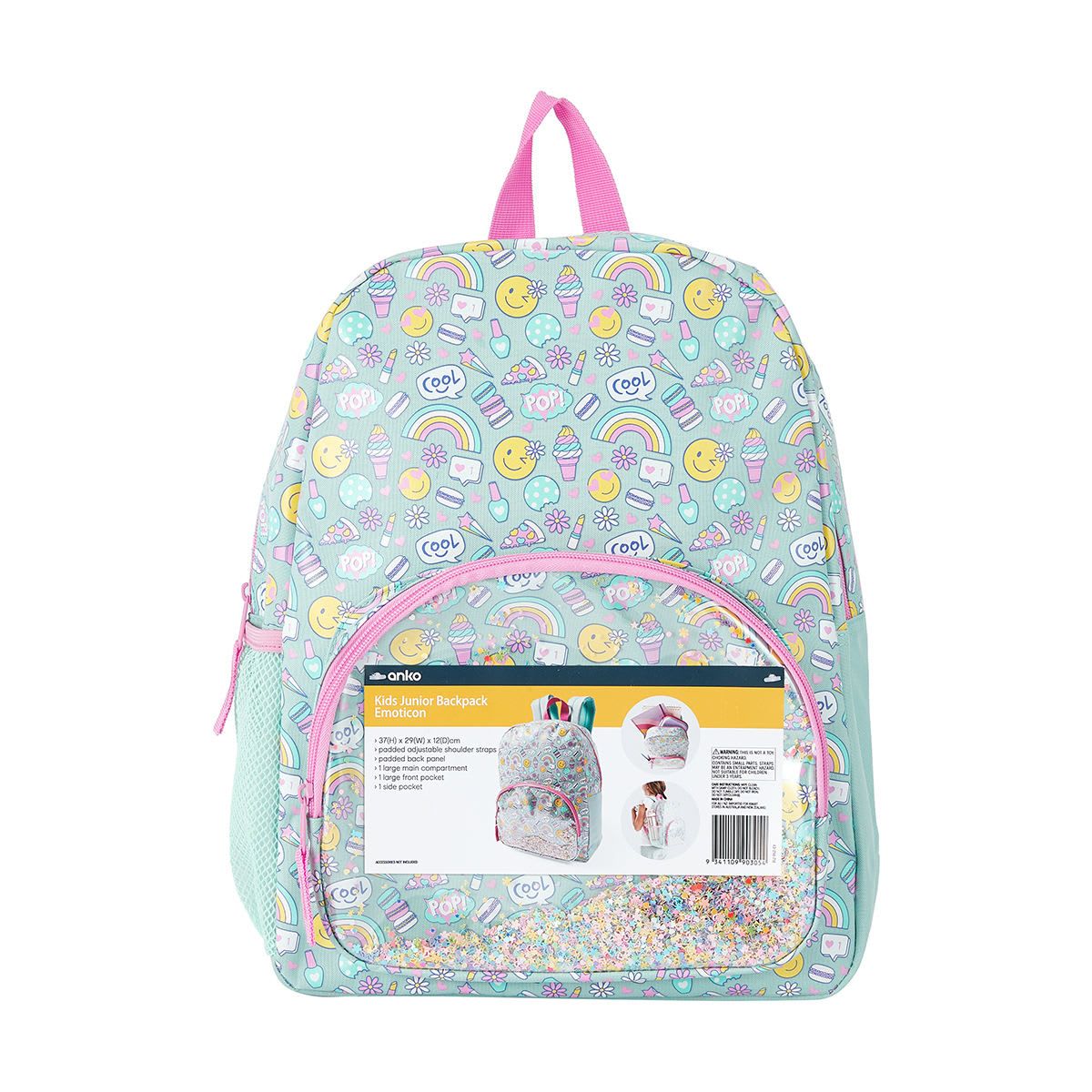 Anko | Kids Junior Emoticon Backpack_8