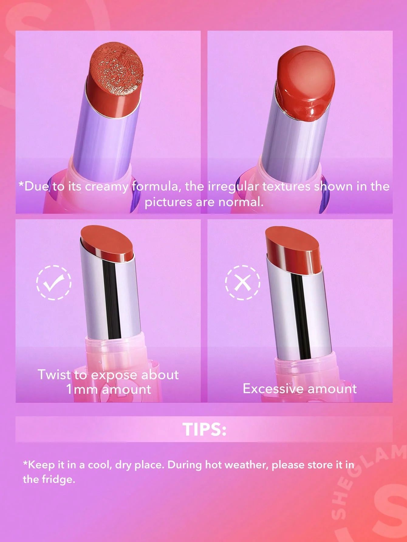 SHEGLAM Mirror Kiss High-Shine Lipstick - Plot Twist_6