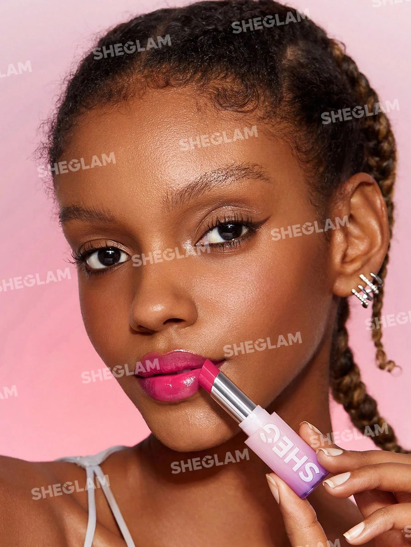 SHEGLAM Mirror Kiss High-Shine Lipstick - Periodt_7