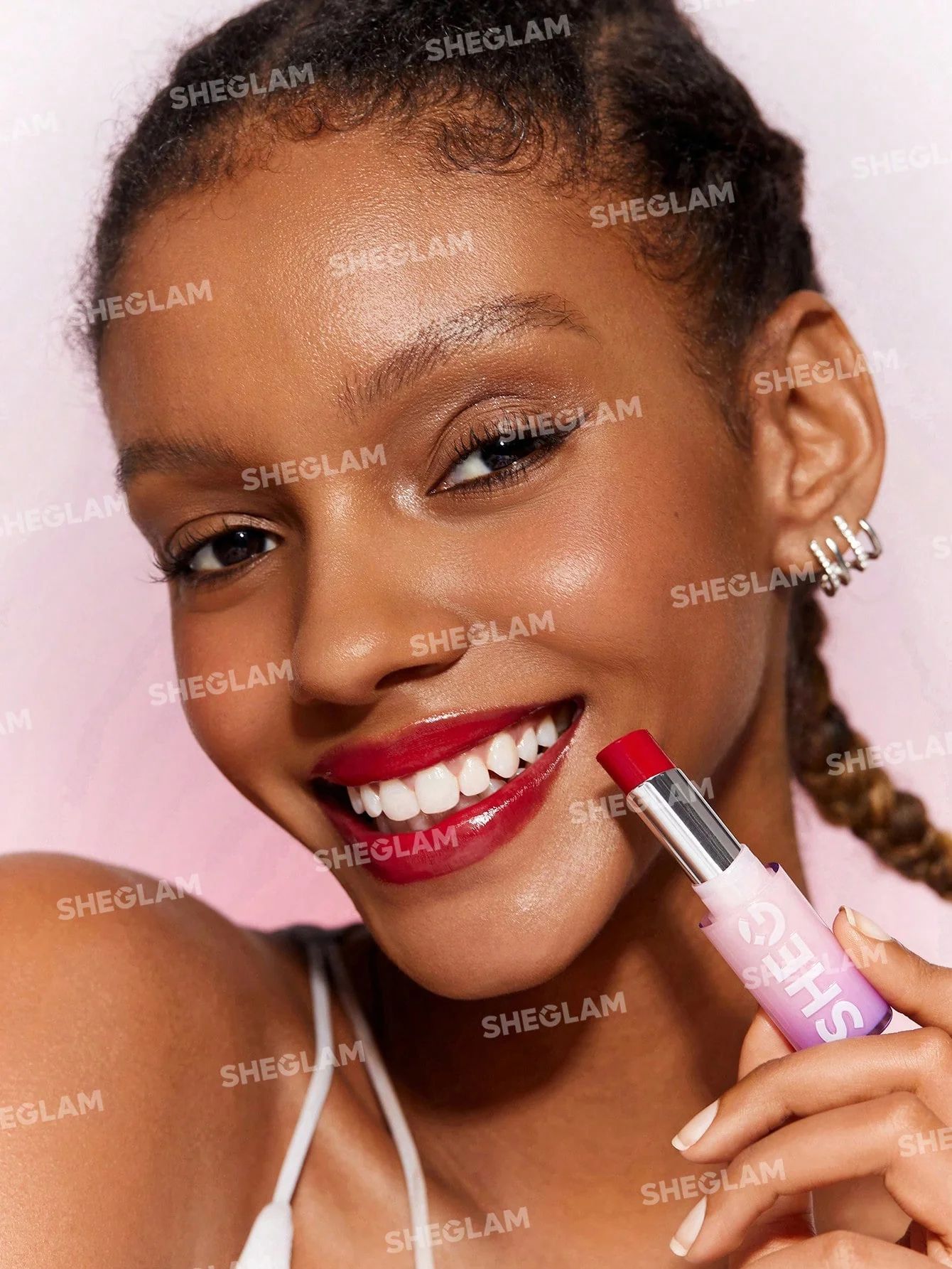 SHEGLAM Mirror Kiss High-Shine Lipstick - It Takes Guts_7