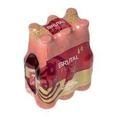 BRUTAL FRUIT STRAWBERRY ROUGE 275ML 6PACK_0