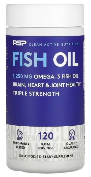 RSP NUTRITION FISH OIL  1,250 MG 120 SOFTGELS _0