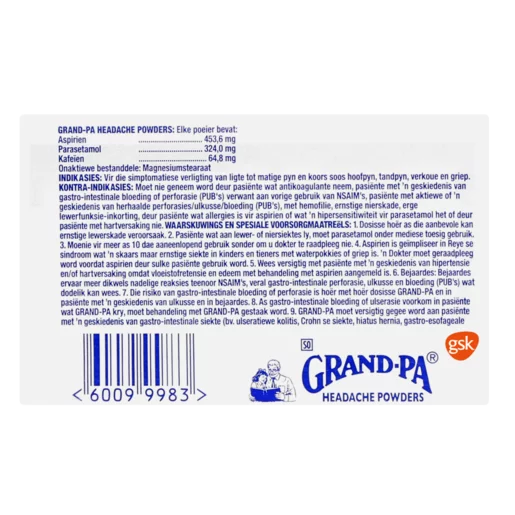 Grand-Pa Headache Powder Single Sachet_0