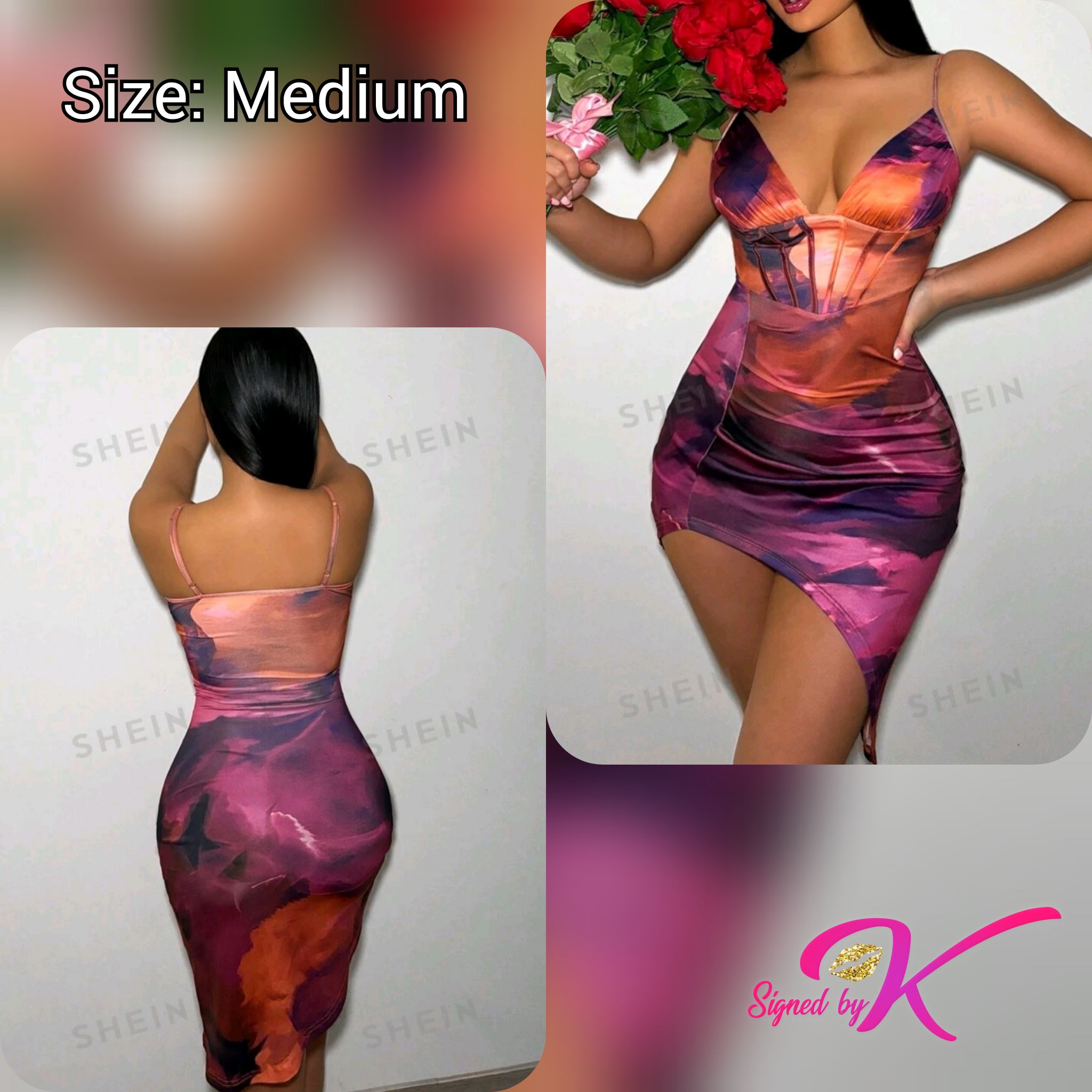  Women's Tie Dye Cami Dress_0