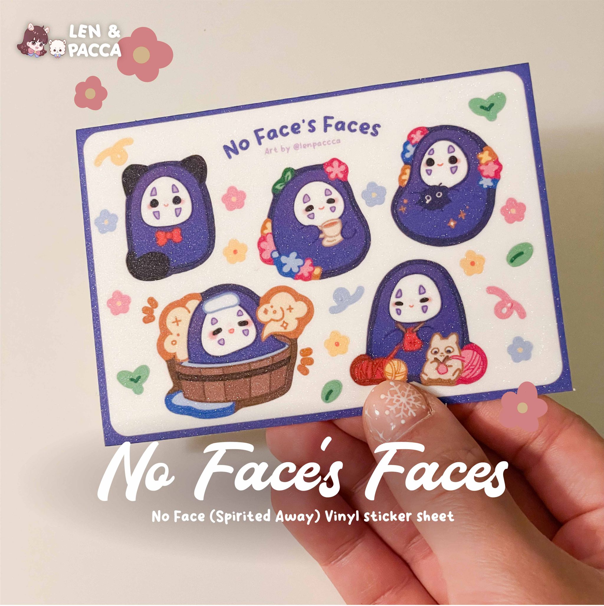 No Face's Faces (Mini Sticker Sheet)_0