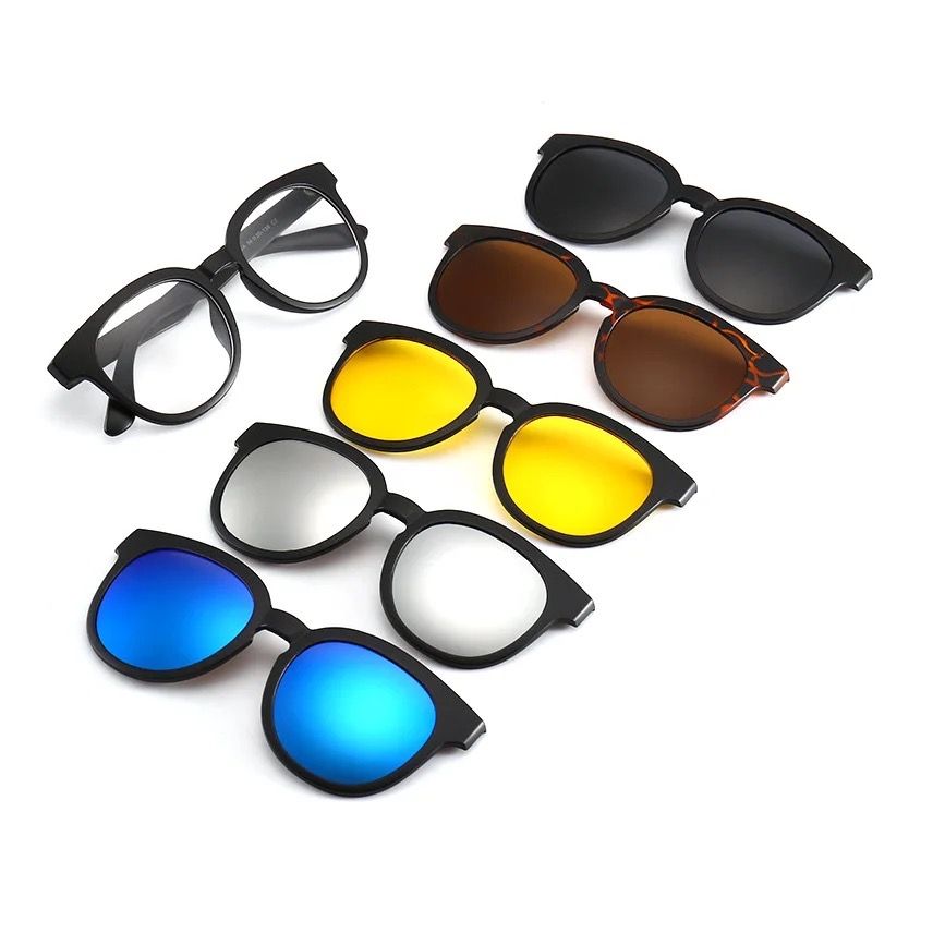 5 in 1 magnetic clip on sunglasses_0