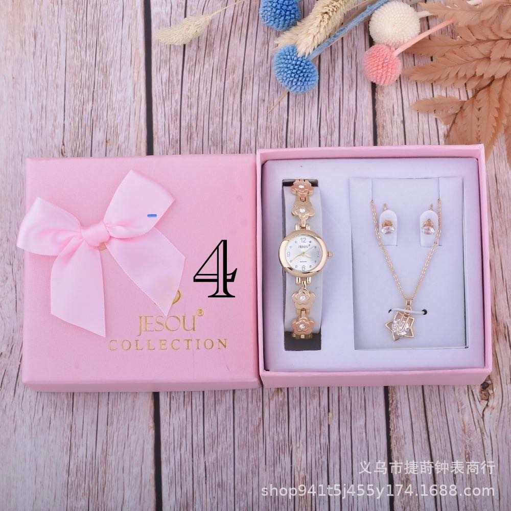 3 piece set (Chain, watch & earring)_3