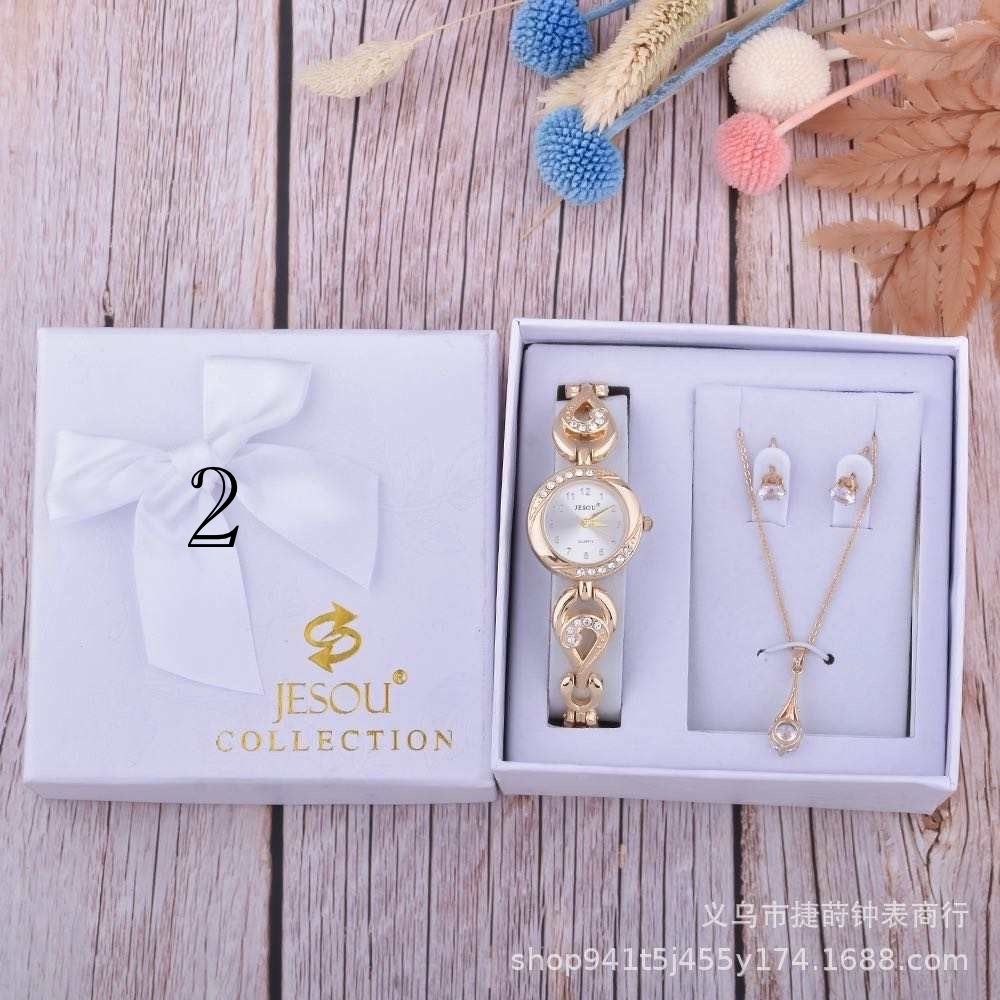 3 piece set (Chain, watch & earring)_1