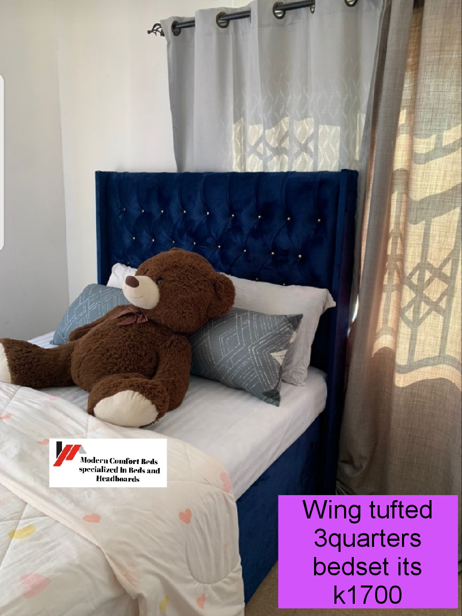 Wing tufted 3quarters bedset _0