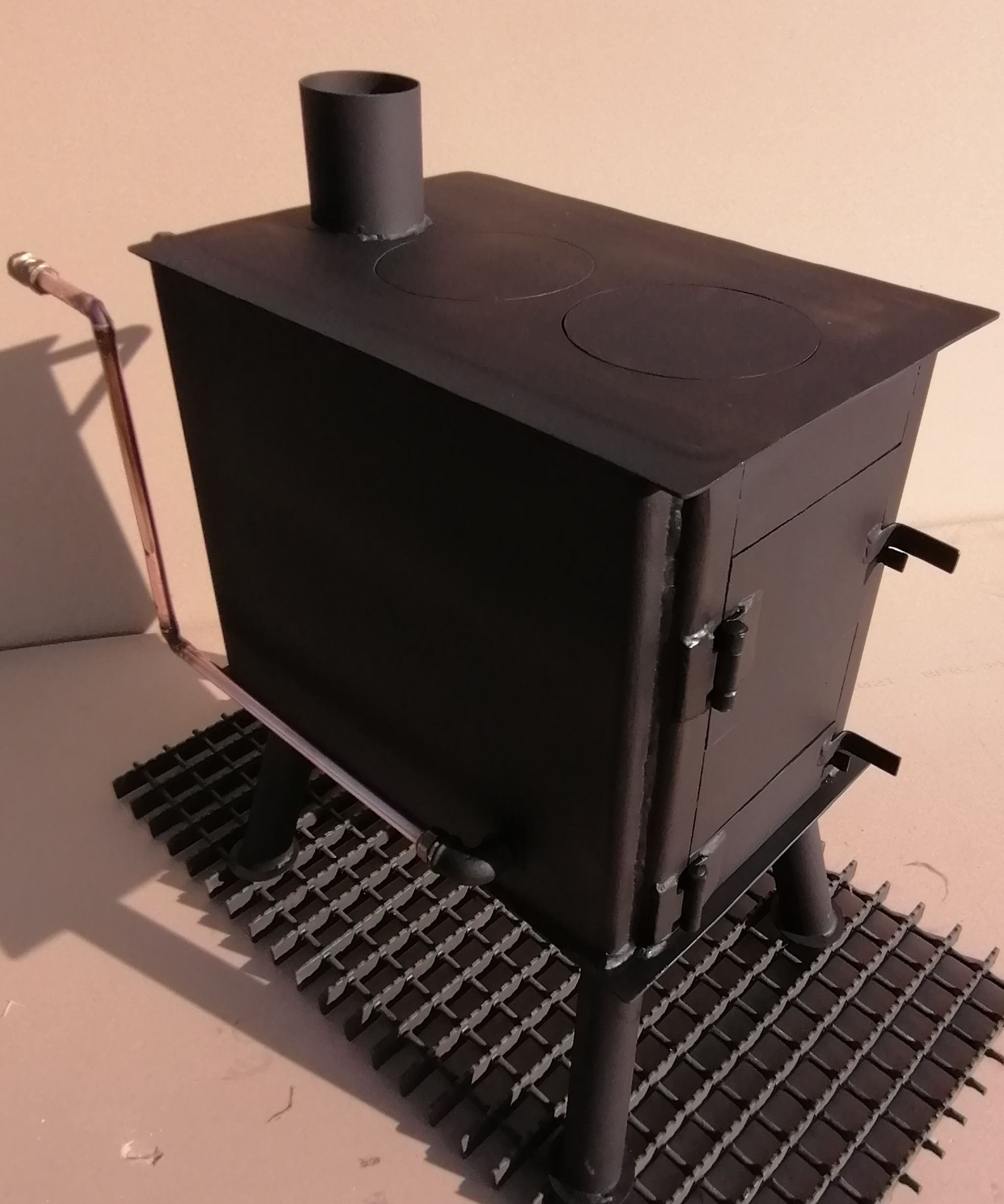 2 plate water boiler coal stoves _2