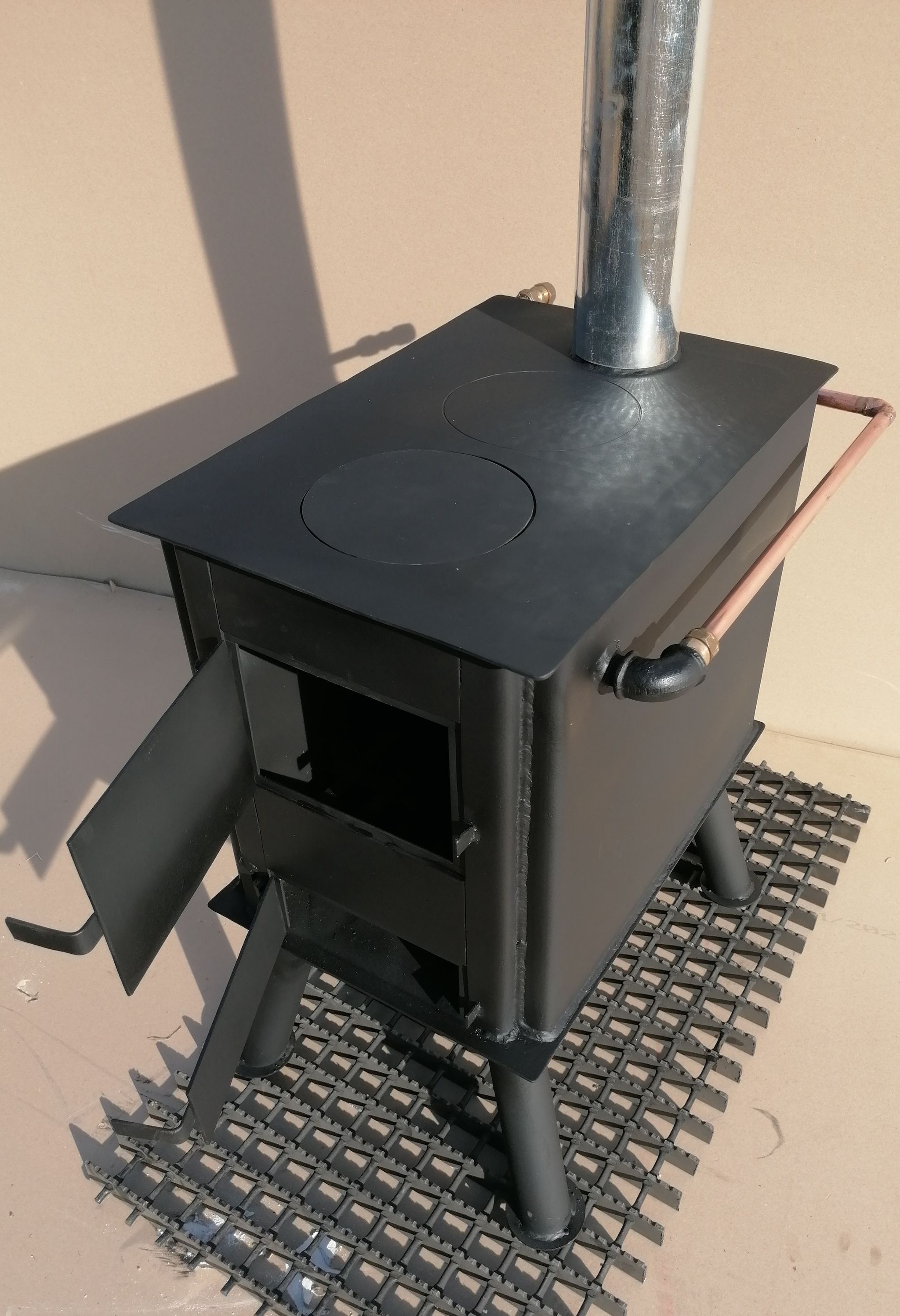 2 plate water boiler coal stoves _0